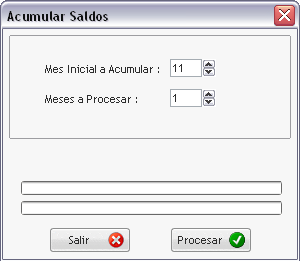 Acumular Saldos