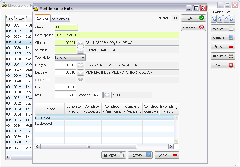 Modificando Rutas